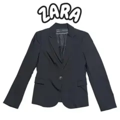 ザラ ZARA BASIC テーラードジャケット ブラック Mのサムネイル