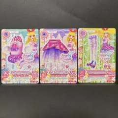 アイカツカード　トゥウィンクエンジェルコーデ　3枚セット