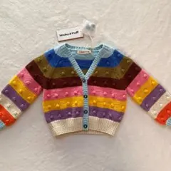 Misha and Puff Popcorn Stripe Cardigan3y