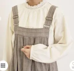 3日間限定値下げ【サマンサモスモス】オーバーレース切替ブラウス