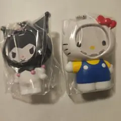 フォトフレームマスコット　ハローキティ　クロミ
