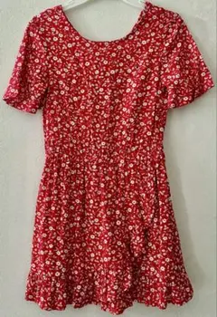 【美品】TOMMY HILFIGER 花柄 ワンピース 122㎝