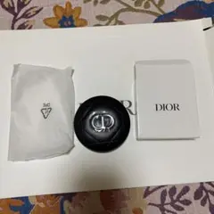 未使用ディオールコンパクトミラー　ブラックノベルティ