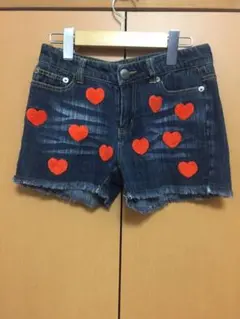 デニムショートパンツ 145〜155 女の子用