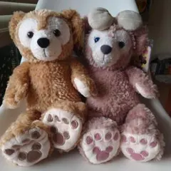 ダッフィー＆シェリーメイ　ぬいぐるみセット