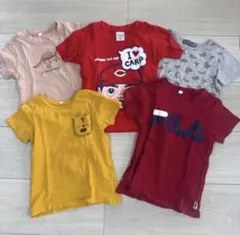 110センチ キッズ 半袖Tシャツ 5枚セット まとめ売り