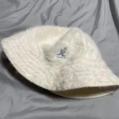 KANGOL バケットハット ファー ウール ストリート 白