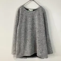 Petit Honfleur(L)ニット/グレー/ミックス柄/プルオーバー/長袖のサムネイル