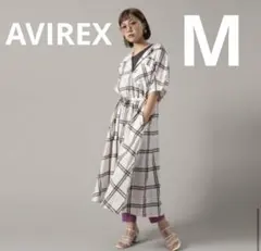 AVIREX シャツ　ワンピース　モール　Belle チェック　アビレックス
