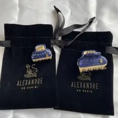 ALEXANDRE DE PARIS ヘアクリップ 2個セット 袋付き ALEXANDRE DE PARIS ヘアクリップ 2個セット - メルカリ