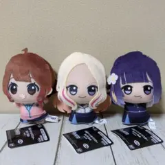 ナムコ限定　学園アイドルマスター　ちびぐるみ 　十王星南　秦谷美鈴　花海佑芽