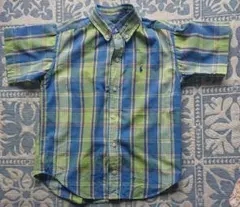 一度着用！難あり！ラルフローレン チェックシャツ