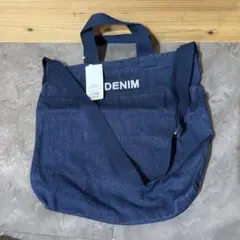未使用☆Daily russet デニムショルダーバッグ ネイビー