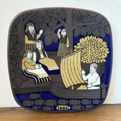 アラビア　ライヤ・ウオシッキネン Kalevala カレワラ 陶板 1982年 アラビア ライヤ・ウオシッキネン Kalevala カレワラ 陶板 1980年