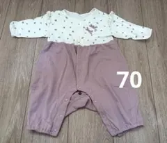 花柄 ロンパース