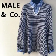 長袖　シャツ　ポロシャツ　MALE&Co. TAKAQのサムネイル
