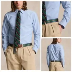 24年モデル 新品✨ポロラルフローレン オックスフォードシャツ メンズ ロゴ刺繍