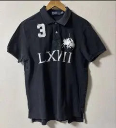 Polo by Ralph Lauren ポロシャツ　ビッグポニー　ブラック　黒