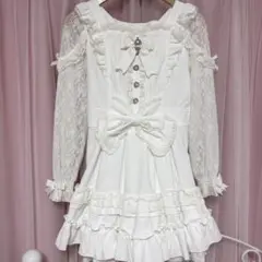 リズリサ ティアラティアードリボンワンピース