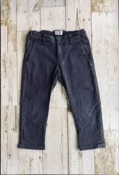 ARMANI JUNIOR ニュアンスのあるグレーブルーブラックパンツ 3A
