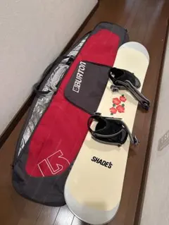 SHADES スノーボード 135cm BURTON ケース スノボ3点セット