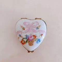 Limoges France セリニャック ハート型 小物入れのサムネイル
