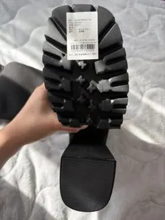 ⭐︎完全未使用品⭐︎EMODA スクエアフィットロングブーツ ブラック