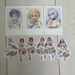 にじさんじ　6周年アニバーサリー　ランダムチェキ風カード　ステッカー