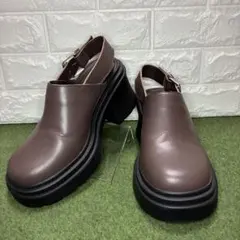 美品⭐️ MOHI×Ray BEAMS⭐️別注　厚底サボ　牛革23㎝のサムネイル