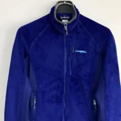 patagonia パタゴニア フリースジャケット レディースS 青 ブルゾン