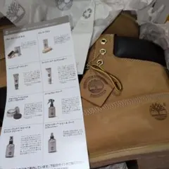 【箱付き新品級】Timberland プレミアムブーツ 9.5wのサムネイル