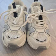 ザラ　ZARA ホワイト メッシュ スニーカー