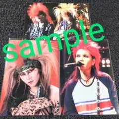 【美品】① hide 写真 hideヒストリー 3枚セット 年代ランダム