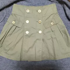 PAGEBOYのカーキ膝上スカート　可愛い