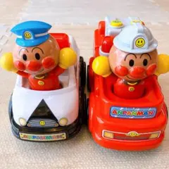 アンパンマン　おしゃべりパトカー＆消防車セット