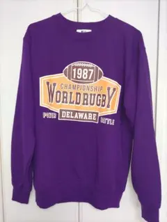 WEGO ワールドラグビー スウェット S 紫