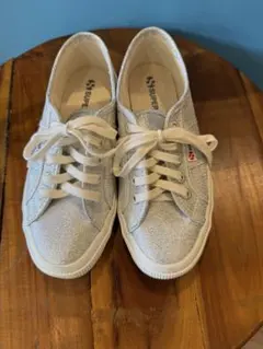 SUPERGA スニーカー シルバー ラメのサムネイル