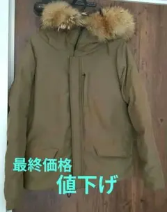 Johnbull ファー付きダウン カーキ