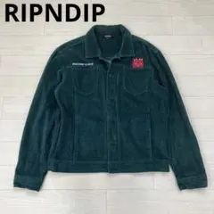 RIPNDIP リップンディップ コーデュロイジャケット 細畝 緑 Lのサムネイル