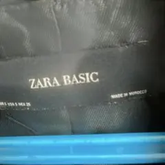 ZARA BASIC ブラックコート US 6