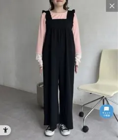 フリルショルダーオールインワン　Mサイズ