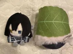 ゆ*★様 鬼滅の刃　桜餅マスコット・プラッシュマスコット　伊黒小芭内