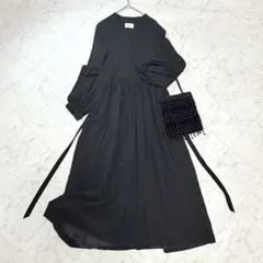 美品 MARILYN MOON 定価3.2万 カットワーク刺繍コットンワンピース