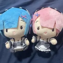 Re:ゼロから始める異世界生活 リゼロ ぬいぐるみ レム ラム セット