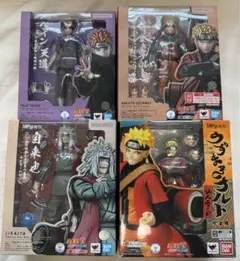 S.H.Figuarts ナルト　4体セット　おまけ付きのサムネイル