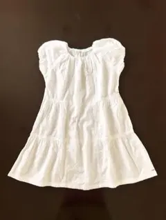 【子供用】COMME CA DU MODE FILLE 白ワンピース120cmのサムネイル