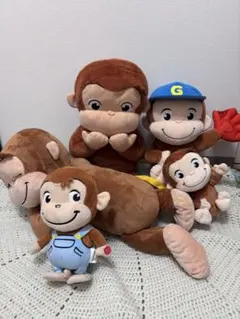 最終値下げ！まとめ売り】おさるのジョージ ぬいぐるみ 15体セット 