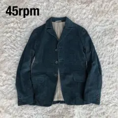 45rpmインディゴコーデュロイジャケット　カバーオール　サイズ3