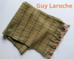「ギ・ラロッシュ」チェック柄 マフラー　ユニセックス
