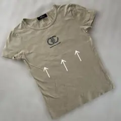 クイーンズコート⭐︎Tシャツ⭐︎サイズ2⭐︎ベージュ系のサムネイル